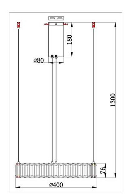 Подвесная люстра Divinare RENATA 1135/17 SP-25, 1хLED