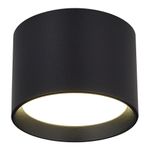 ST163.402.01 Светильник потолочный Черный GX53 1*50W IP20 D85xH60 220V Без ламп