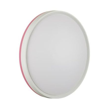 7708/DL COLOR SN 100 Светильник пластик/белый/розовый LED 48Вт 4000К D420 IP43 KEZO PINK