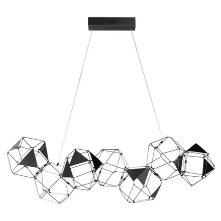 5087/32L L-VISION ODL25 293 черный хром/металл Люстра LED 32W 4000K 1900Лм TRELLIS