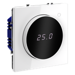 VLS070101 Терморегулятор электронный VOLTUM S70 с индикацией и датчиком, для теплого пола, (белый глянцевый) (ТМ Maytoni)