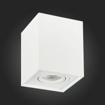ST109.507.01 Светильник потолочный Мат. белый GU10 1*50W  L100xW100xH123 220V Без ламп