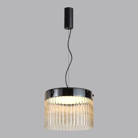 5047/24L L-VISION ODL24 303 черный/светл.янтарный/металл/стекло Подвес LED 24W 4000К 2715Лм PILLARI