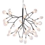 Светильник подвесной Crystal Lux EVITA SP36 BLACK/TRANSPARENT 1690/236