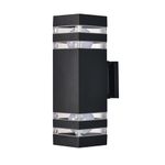 Уличный настенный светильник Arte lamp HEATHER A4413AL-2BK, 2хE27
