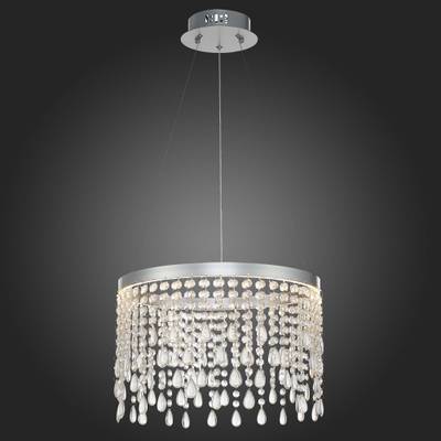 SL6201.103.24 Люстра подвесная ST-Luce Серебристый/Прозрачный LED 1*24W 3000K/4000K/6000K