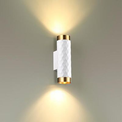 4286/2W HIGHTECH ODL22 403 белый/золотистый/металл Настенный светильник IP20 LED GU10 max 2*10W AD ASTRUM