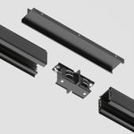 Усилитель стыка Trinity черный, TRA005TL-31B. TM Maytoni