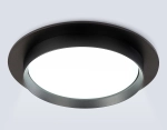 Светильник встраиваемый TU5015 BK черный IP20 GX70 D150*45