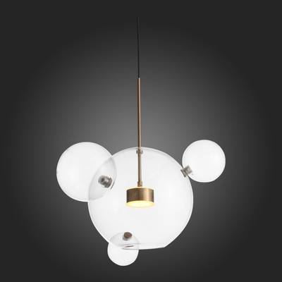 SL1133.203.01 Светильник подвесной ST-Luce Латунь/Прозрачный LED 1*14W 3000K