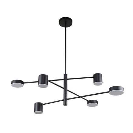 Потолочная люстра Ducan 3094-6P, 3*LED*5W + 3*LED*7W, 1464LM, 4000K. ТМ F-Promo