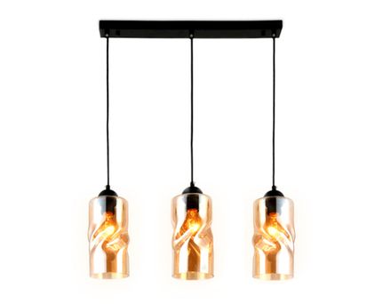 Подвесной светильник TR3556/3 BK/TI черный/янтарь E27 max 40W 570*110*1200