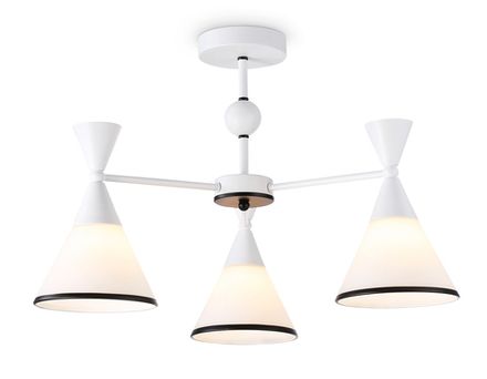 Подвесной светильник TR3164/3 WH/BK белый/черный E27/3 max 60W D580*380