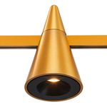 ST813.206.05 Магнитный трековый светильник FARM Золотистый LED 1*5W 3000K 272Lm Ra90 60 IP20 D70xH115 24V