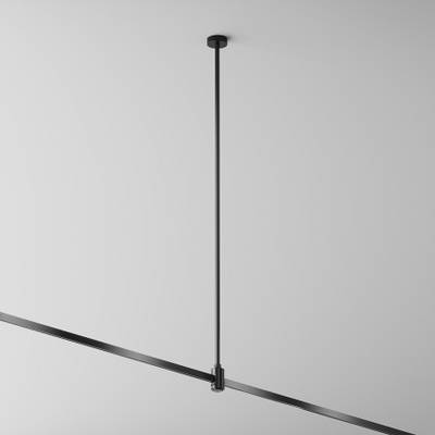Крепление потолочное Long одинарное 760мм Flarity черный, TRA159C-SL1-B. TM Maytoni