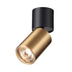 4280/1С HIGHTECH ODL22 343 черный с античной бронзой Потолочный светильник IP20 GU10 50W DUETTA