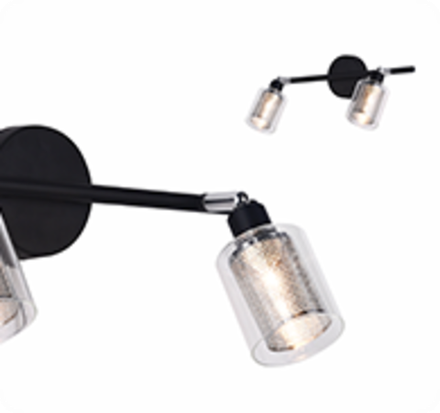 Спот Escada 1115/2A G9*40W Black/Chrome