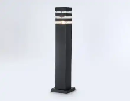 Светильник уличный ландшафтный ST2582 BK/CL черный/прозрачный IP54 E27 max 40W 90*90*630
