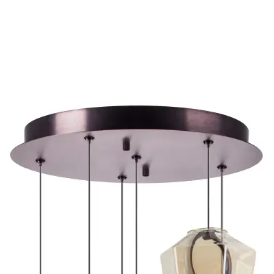 796169 Люстра CARAMELLO LED 6х6W 700LM КОФЕЙНЫЙ/МУЛЬТИКОЛОР 3000K Lightstar