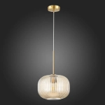 SL1154.313.01 Подвес ST-Luce Латунь/Коньячный E27 1*60W