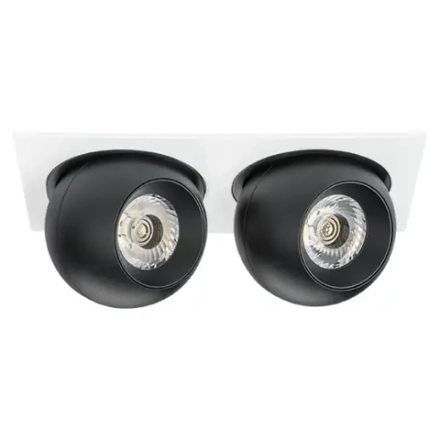 i5267474 Светильник INTERO LED 9W*2 850LM*2 24G БЕЛЫЙ/ЧЕРНЫЙ 4000K (217526+217074+217074)