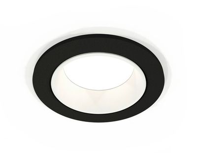 Комплект встраиваемого светильника XC6513001 SBK/SWH черный песок/белый песок MR16 GU5.3 (C6513, N6110)