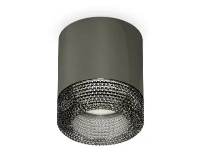 Комплект накладного светильника XS7403004 DCH/BK черный хром/тонированный MR16 GU5.3 (C7403, N7192)