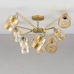 Citilux Клод CL137182 Люстра потолочная Золото