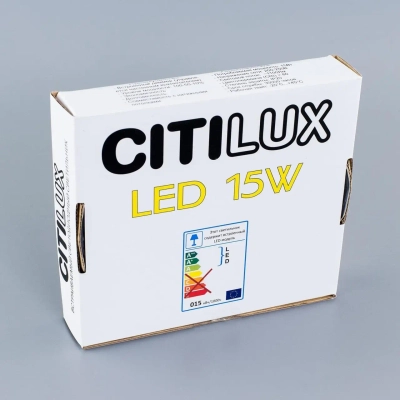 Citilux Омега CLD50R150 LED Встраиваемый светильник с диммером Белый