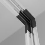 Коннектор угловой внутренний Exility встраиваемый под ГКЛ 12,5 мм, черный, TRA034ICL-42.12B. TM Maytoni