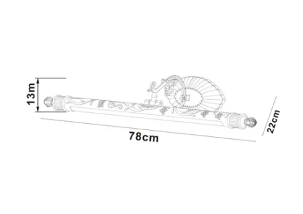 Подсветка для картин Arte Lamp NAPOLI A6312AP-1AB, LED