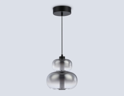 Светильник светодиодный подвесной LH11052 BK/SM черный/дымчатый 12W 3000K D230*265