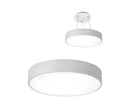 05460,01 Светильник Медина белый d60 h10 Led 48W (4000K) 2 типа крепления: потолочное и подвесное