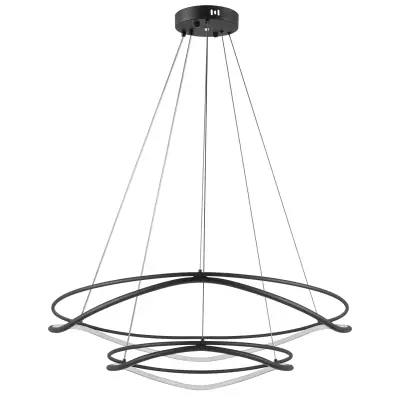 736527 Люстра ROTONDA 115W LED 5736LM 120G ЧЕРНЫЙ 3000-6000K Lightstar