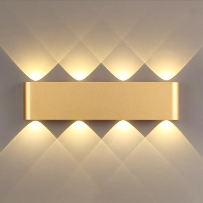 3893/8WL HIGHTECH ODL20 363 золотистый/металл Настенный светильник LED 3000K 8W 220V MAGNUM