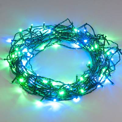 Гирлянда занавес на ель мульти 0,45*1,5м IP20 200-003 мульти