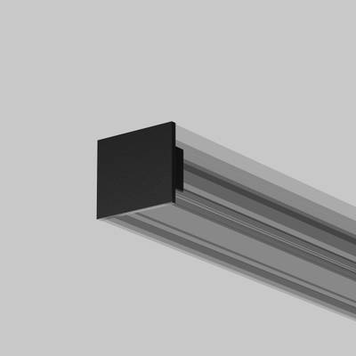 Комплект заглушек (для профиля 25×22) 2 шт., ALM-2522-B-EC 642066. TM Maytoni