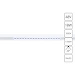 Магнитный трековый светильник Arte Lamp LINEA A4675PL-1WH, 1хLED