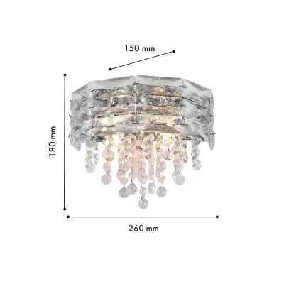 Бра Icicle 4250-2W, 2*G9*40W. ТМ F-Promo
