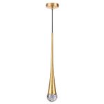 4278/1 L-VISION ODL21 341 прозрачн/золот фольг-ние Подвесной светильник IP20 GU10 LED max 6W GOTA
