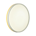 7709/DL COLOR SN 154 Светильник пластик/белый/желтый LED 48Вт 4000К D420 IP43 KEZO YELLOW