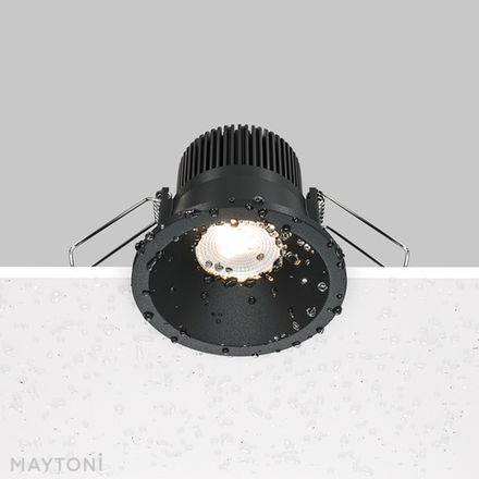 Встраиваемый светильник Zoom 3000K 1x6Вт 60° IP 65 Dim Triac, DL034-01-06W3K-D-B. TM Maytoni