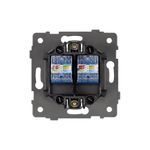 Механизм компьютерной розетки двойной SCT-MPC2-PL-GD-V (RJ-45, CAT6) (Arlight, -)