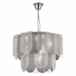 SLE1125-103-07 Люстра подвесная Хром/Прозрачно-Дымчатый E14 7*40W