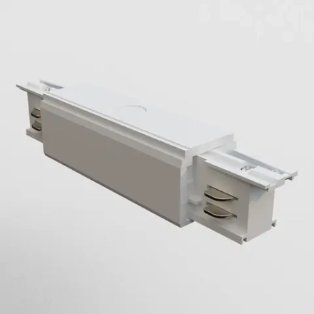 Коннектор прямой Trinity белый, TRA005C-31W. TM Maytoni