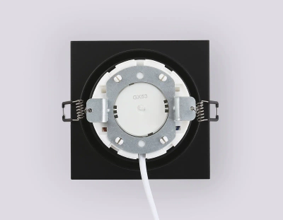Светильник встраиваемый TN52339 SBK черный песок GX53 max 12W 115*115*25