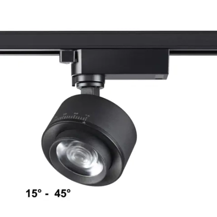 358942 PORT NT22 218 черный Светильник трековый однофазный трехжильный IP20 LED 4000К 15W 220V EDDY
