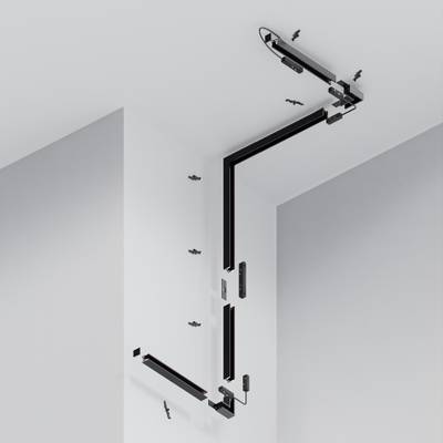 Шинопровод 2м Exility низкопрофильный накладной, TRXM034-412B. TM Maytoni