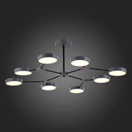 SLE6003-702-08 Светильник потолочный Серый,Черный/Серый LED 8*10W