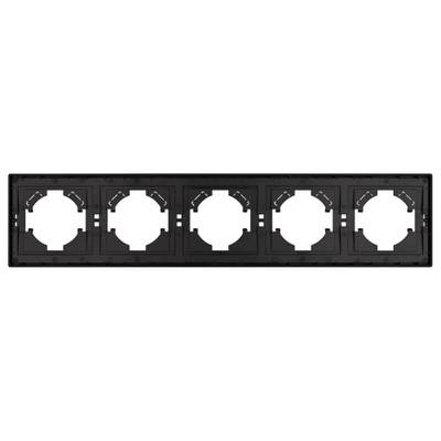 Рамка пластиковая FRM-TENDO-PL-5-BK (Arlight, -)